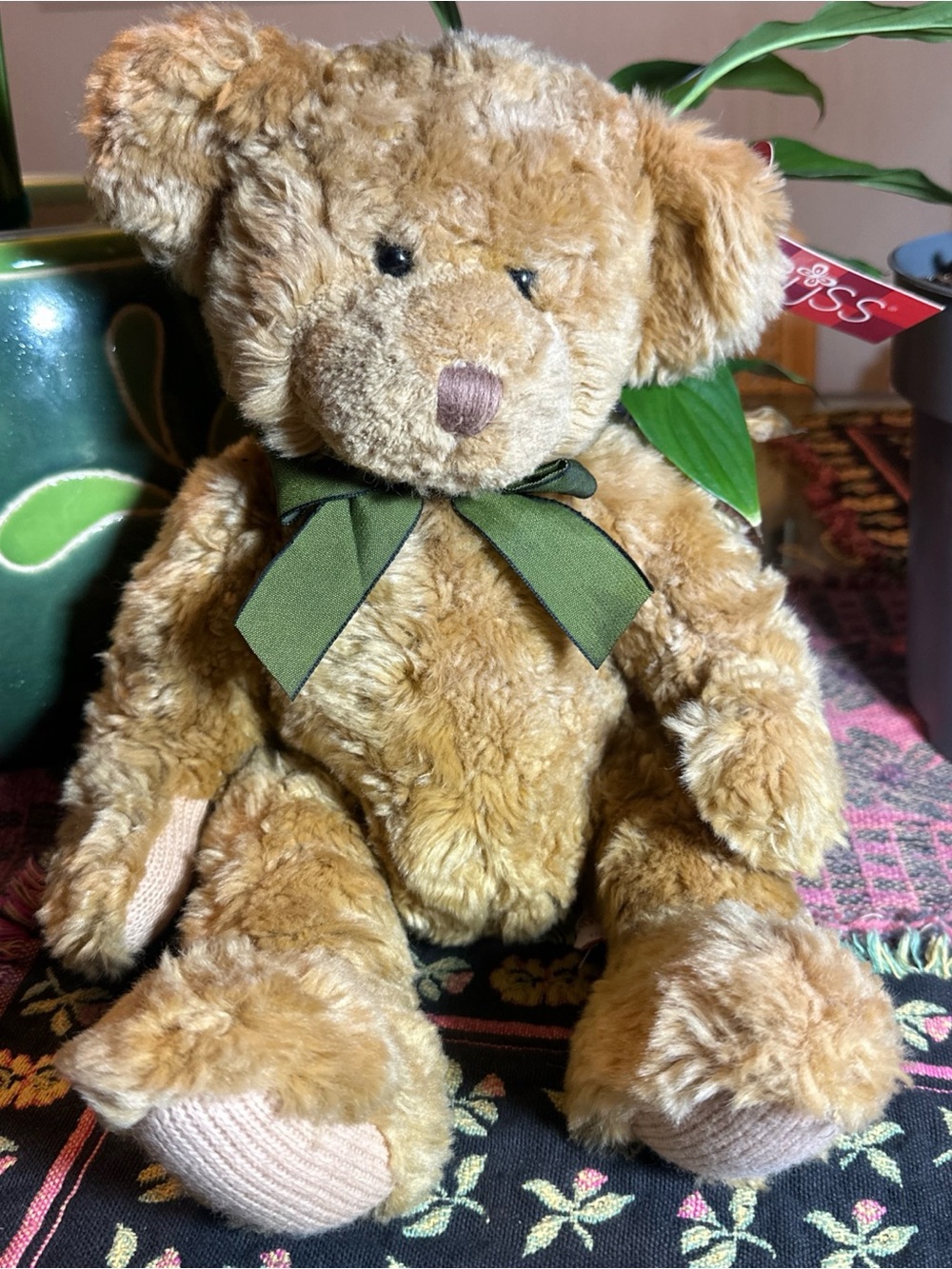Russ Teddy Bear Michael Plush 14" NWT Bears From The Past